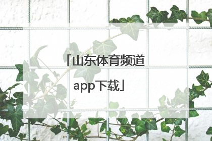「山东体育频道app下载」广东体育频道app下载