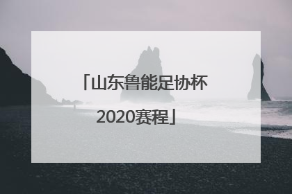 山东鲁能足协杯2020赛程