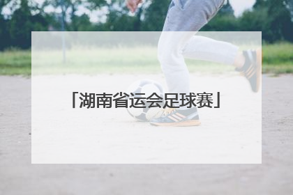 「湖南省运会足球赛」广东省运会足球赛