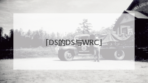DS的DS与WRC