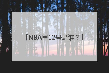 NBA里12号是谁？