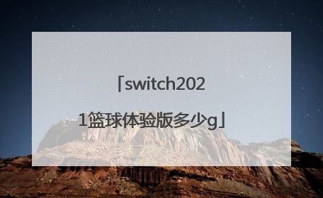 switch2021篮球体验版多少g